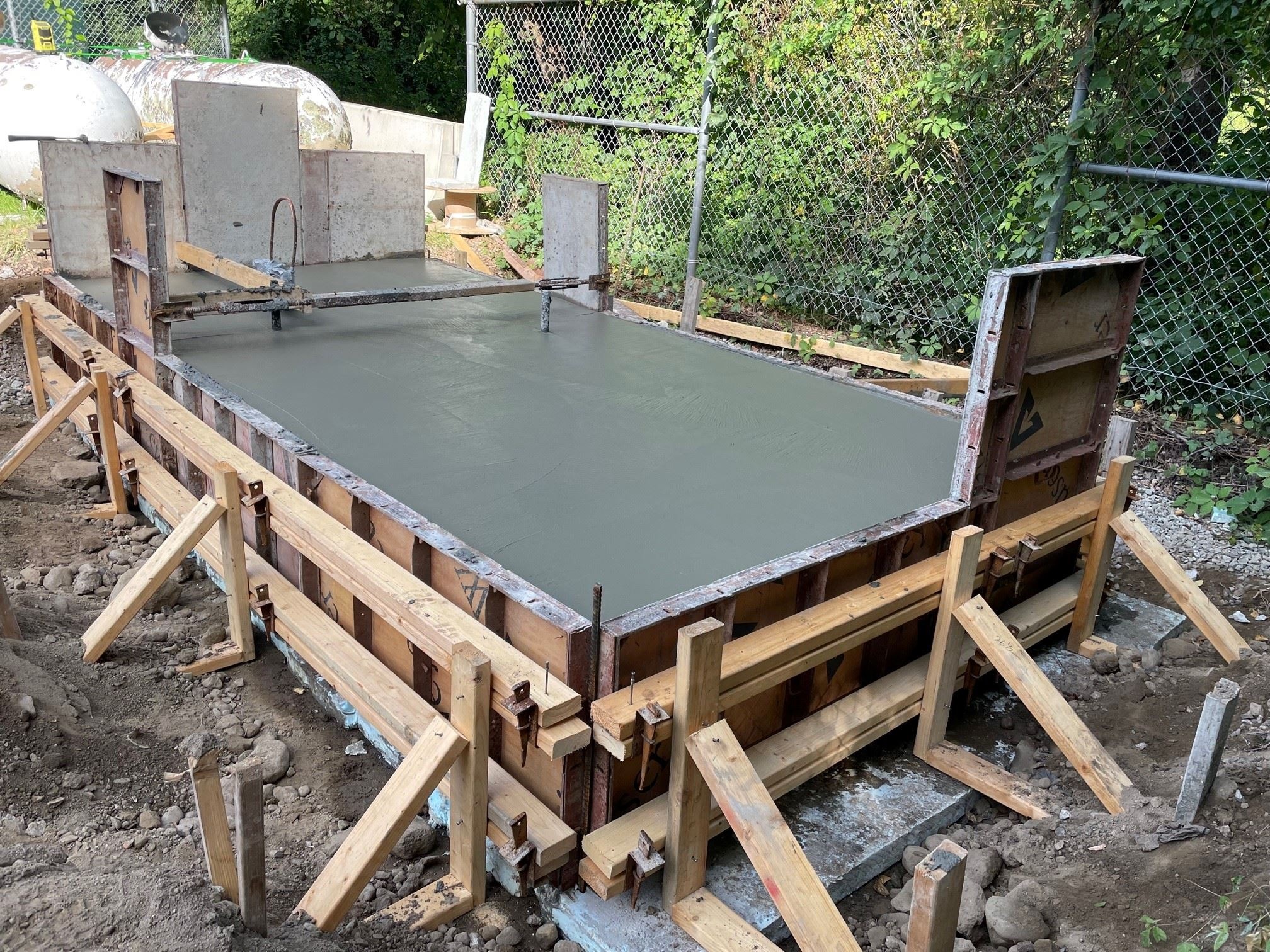 Generator Pad at Wellfield NUMBER 8